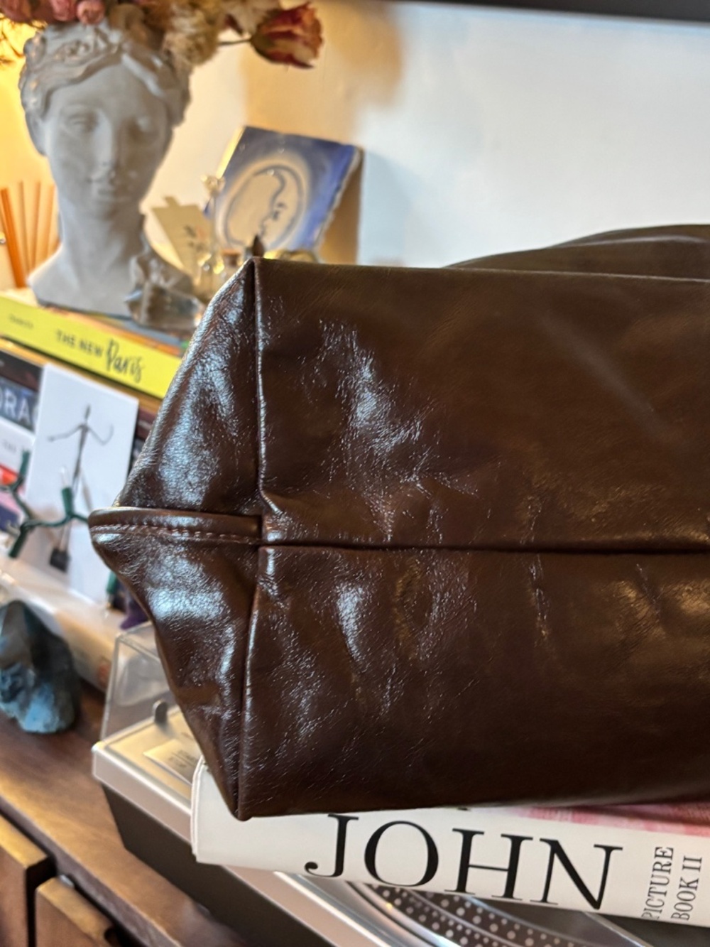 Clare V Grande Bateau Tote - MOCHA - EXCELLENT CONDITION - Picture 6 of 11